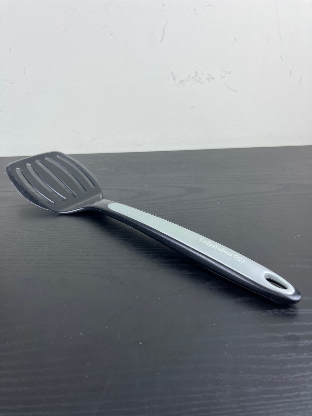 Calphalon 13" Slotted Turner Spatula Gray Black 4" Wide Kitchen Utensil